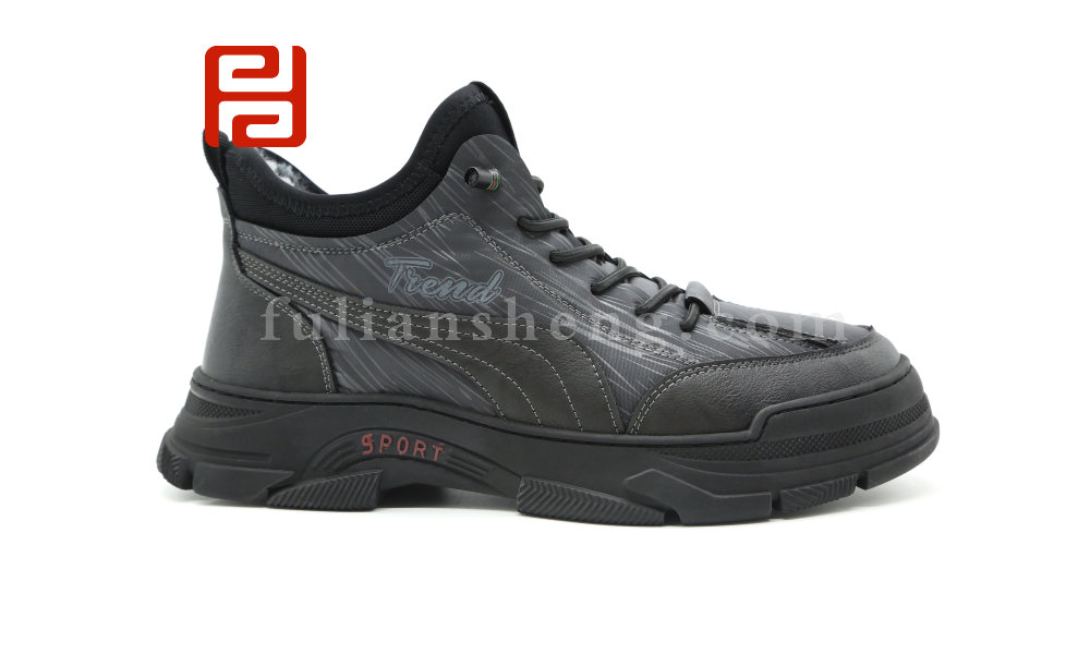 福連升冬季舒適輕便柔軟保暖休閑鞋老北京布鞋男鞋