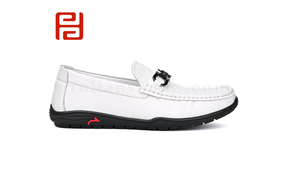 福連升春秋男士單鞋商務(wù)休閑豆豆鞋舒適合腳