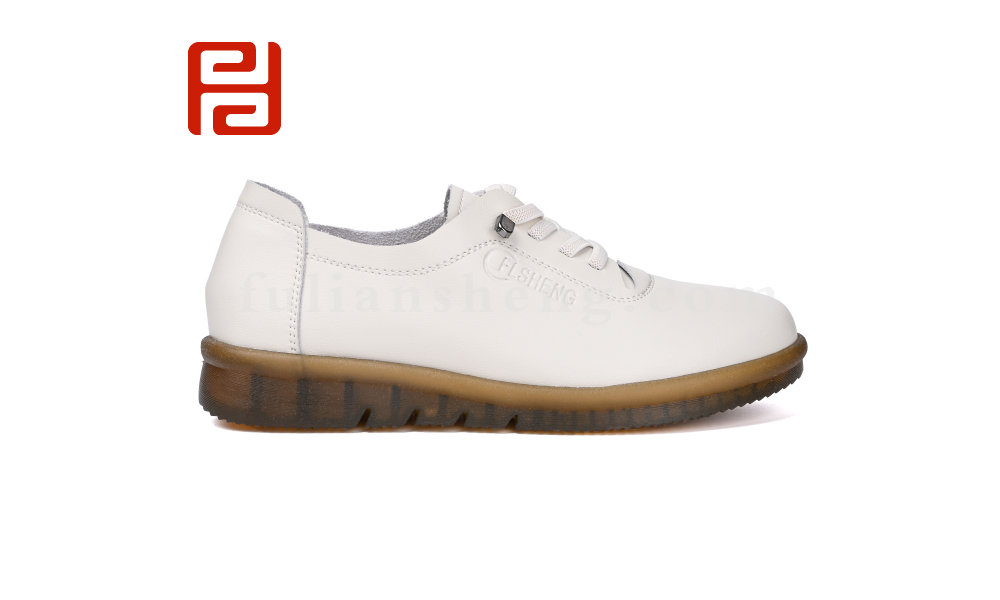 福連升春秋單鞋軟底小皮鞋牛筋底舒適女鞋