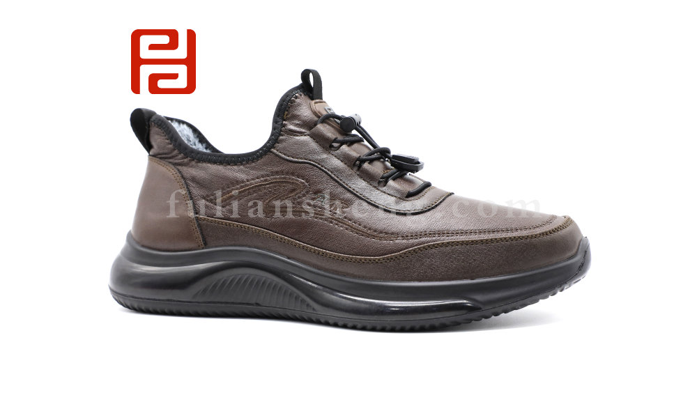 福連升冬季新款休閑生活男鞋舒適休閑養(yǎng)生鞋