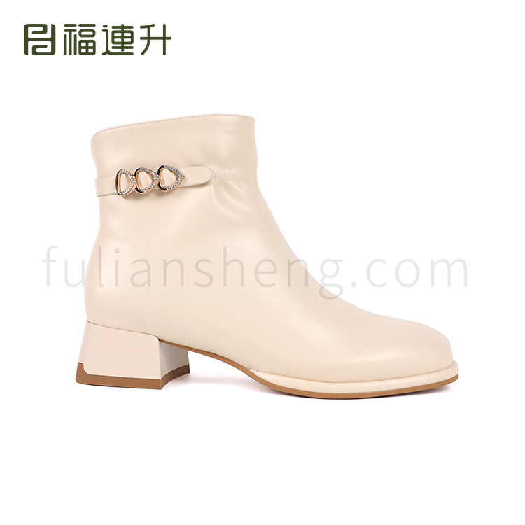 福連升冬季時(shí)尚工作商務(wù)女鞋短靴