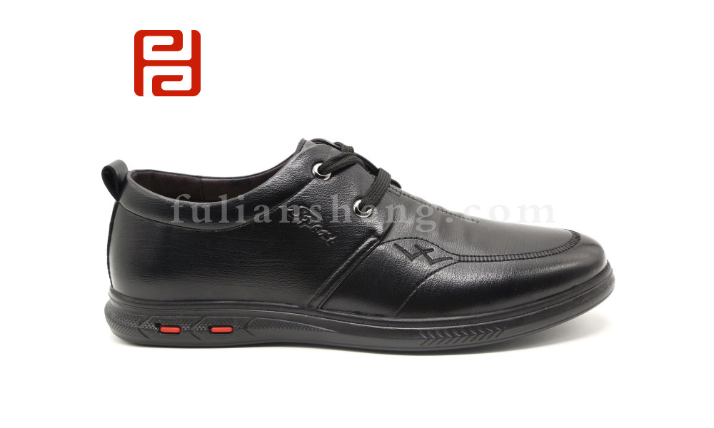 福連升休閑商務男鞋通勤正裝透氣舒適百搭英倫風工作鞋