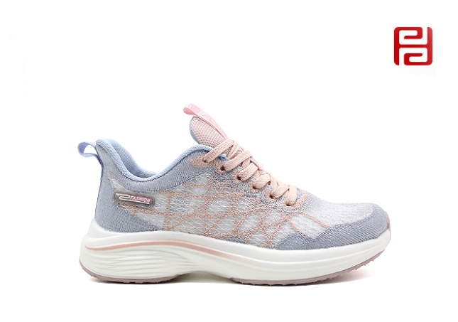 福連升夏季休閑運(yùn)動(dòng)女鞋輕絲水秀面料燈泡鞋底