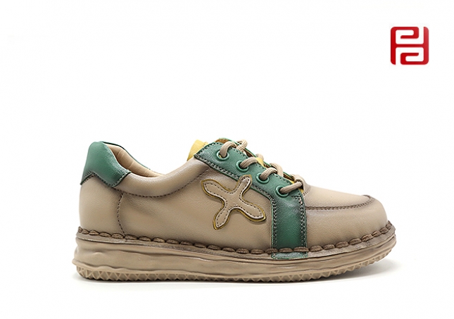 福連升秋季休閑女鞋單鞋拼色舒適女鞋F(xiàn)LB-15162304