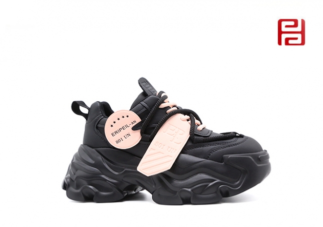 福連升春秋新款時尚運(yùn)動女鞋老爹鞋單鞋